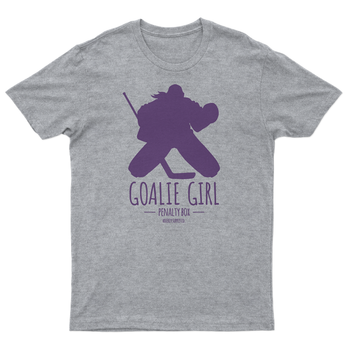 PB Goalie Girl Tee (Grey)