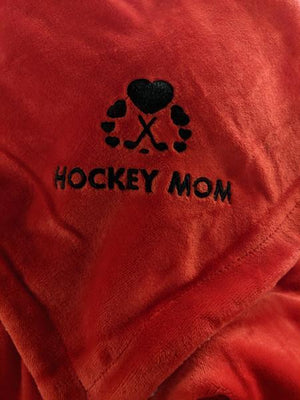 Hockey Mom Hooded Rink Blanket