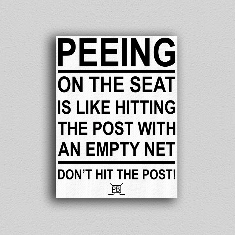 The Open Net Bathroom Sign