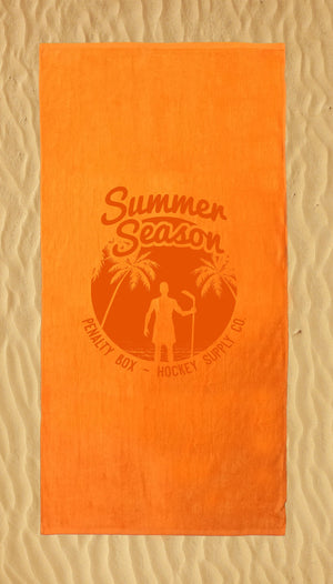 Summer Season Beach Towel (Orange)