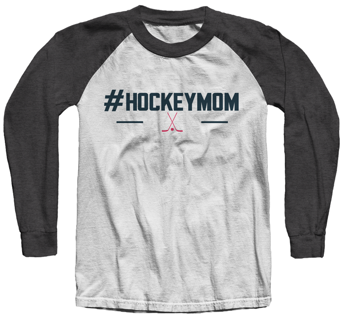 #HockeyMom Raglan