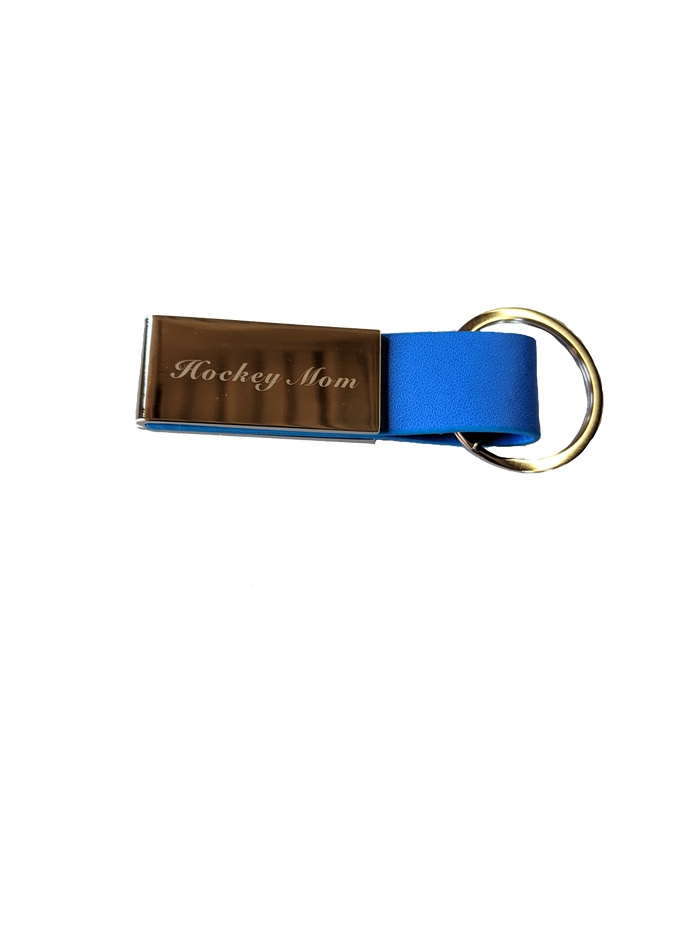 Hockey Mom Keychain