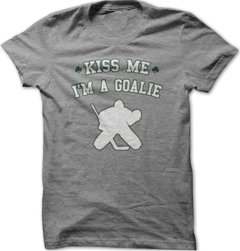 Kiss Me I'm A Goalie Tee