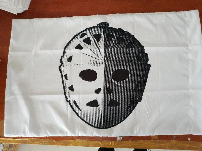 Vintage Goalie Mask Pillow Case (Two Pack)